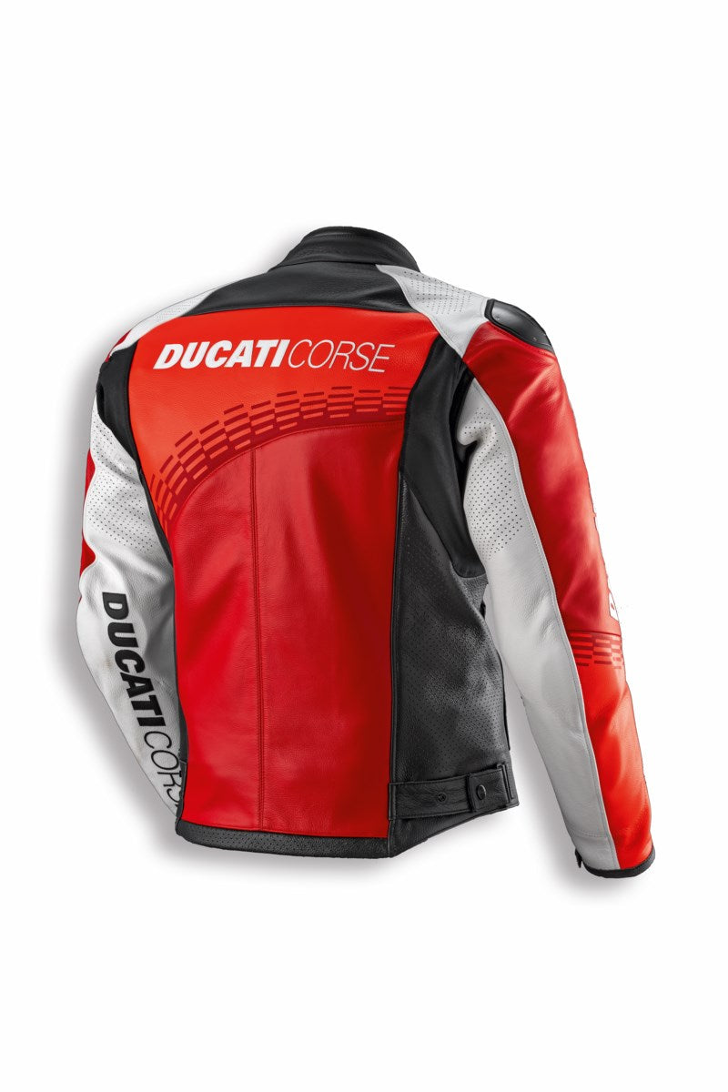 CHAQUETA CUERO DUCATI CORSE C7 PERFORADA