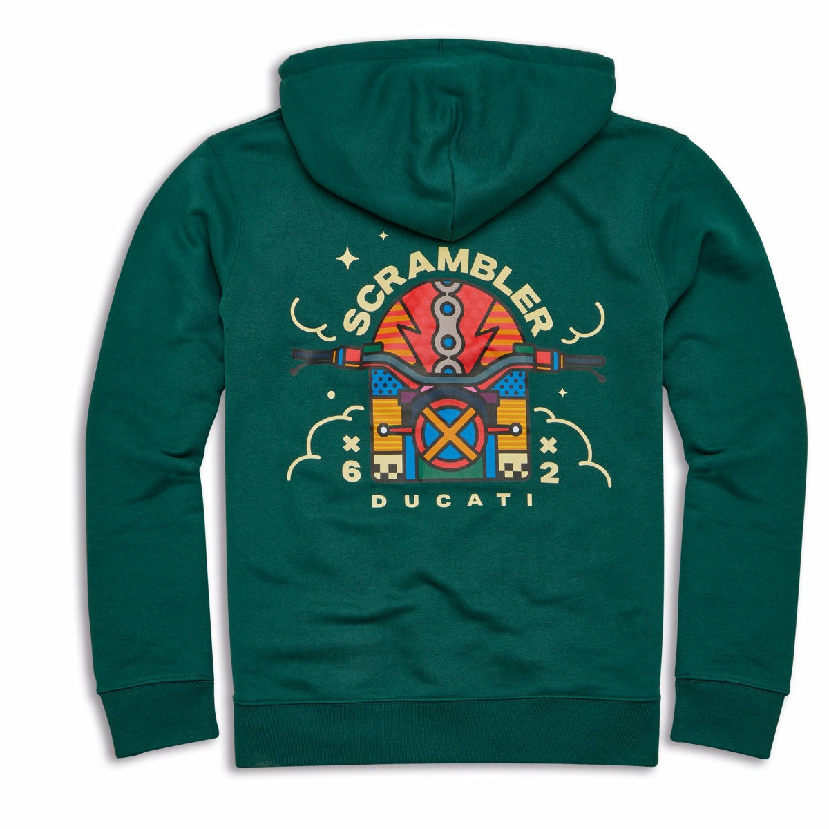 SUDADERA CON CAPUCHA ENERGY VO VERDE