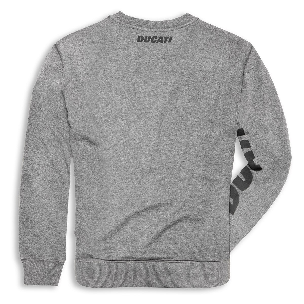 SUDADERA DE CUELLO REDONDO GRIS